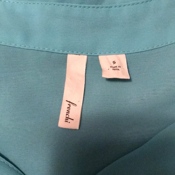 Frenchi sheer button down tunic - Picture 7 of 7